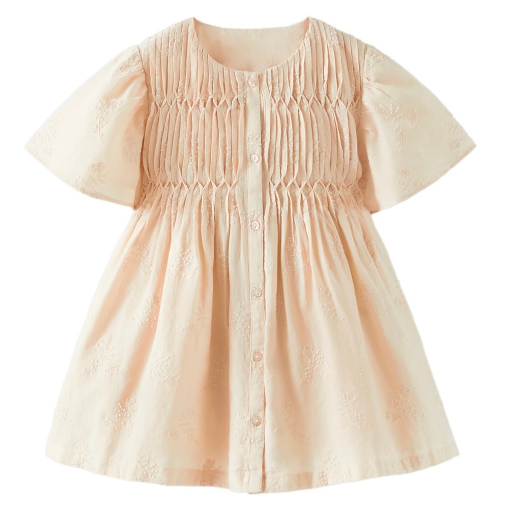 Zara embroidered dress